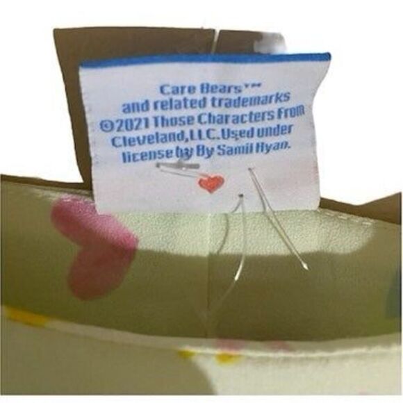 BSR by Samii Ryan Care Bears Pastel Floral Mini Slip Dress Medium - Picture 8 of 9